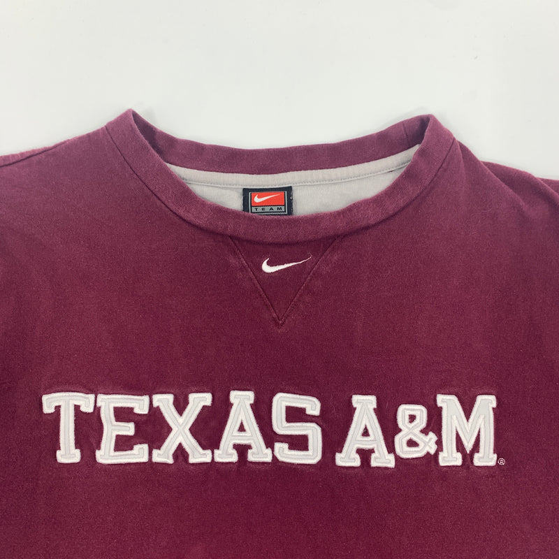 Texas A&M Aggies Nike Center Swoosh T-Shirt Size L