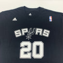 Vintage SA Spurs Manu Ginobili T-Shirt Size XL