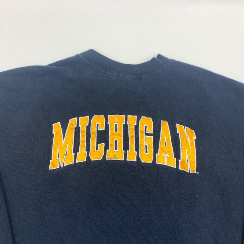 Michigan Wolverines Stitched Sweatshirt Size L