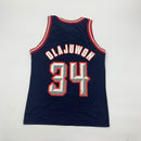 90s Houston Rockets Hakeem Olajuwon Champion Jersey