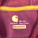 Maroon Carhartt Force Hoodie Size XL Tall