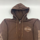 Vintage Harley Davidson Full Zip Hoodie Size M