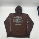 Vintage Harley Davidson Full Zip Hoodie Size M