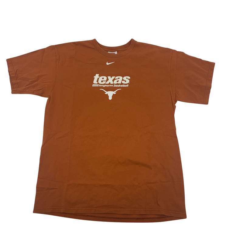 Texas Longhorns Nike Center Swoosh Basketball T-shirt size L