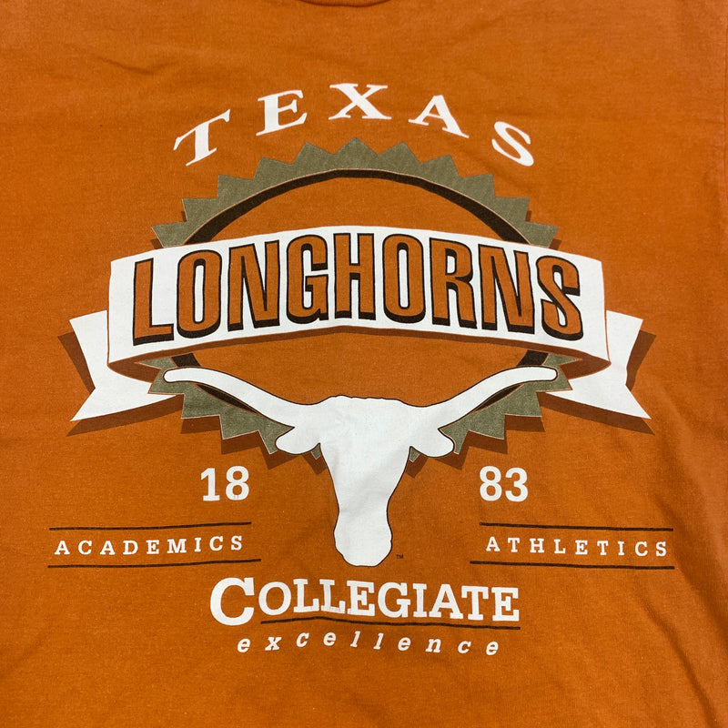 90s Burnt Orange Texas Longhorns T-shirt Size L