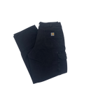 Black Carhartt FRB240-BLK Canvas Cargo Pants 36x32