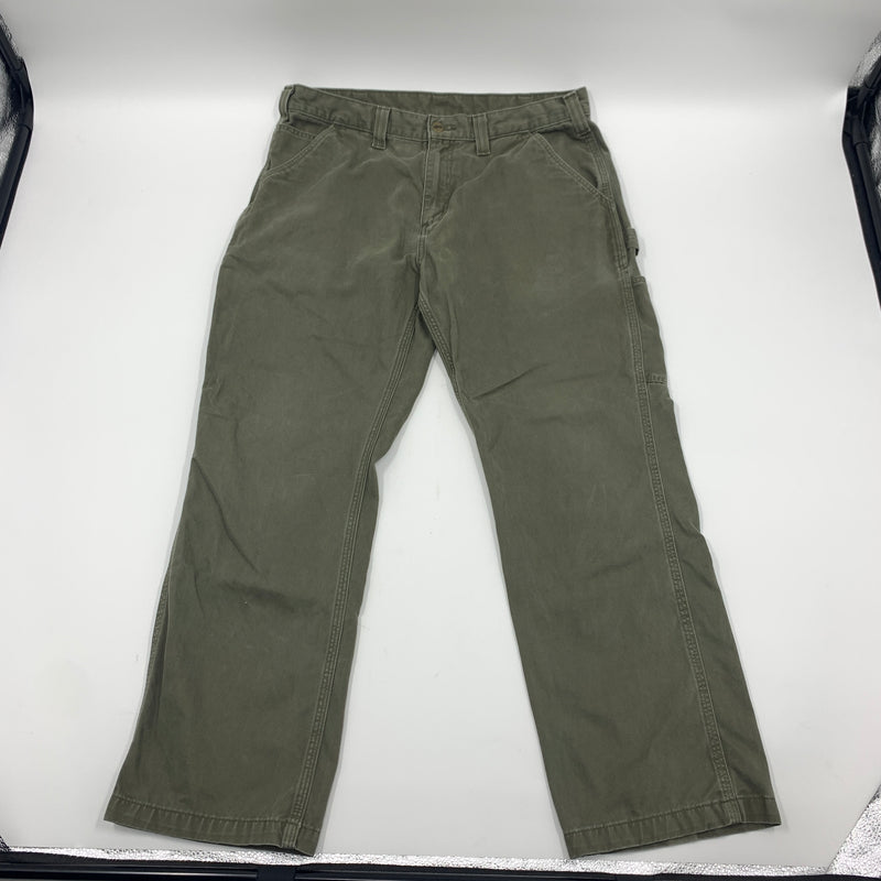 Vintage B324 Green Carhartt Pants Size 34x29