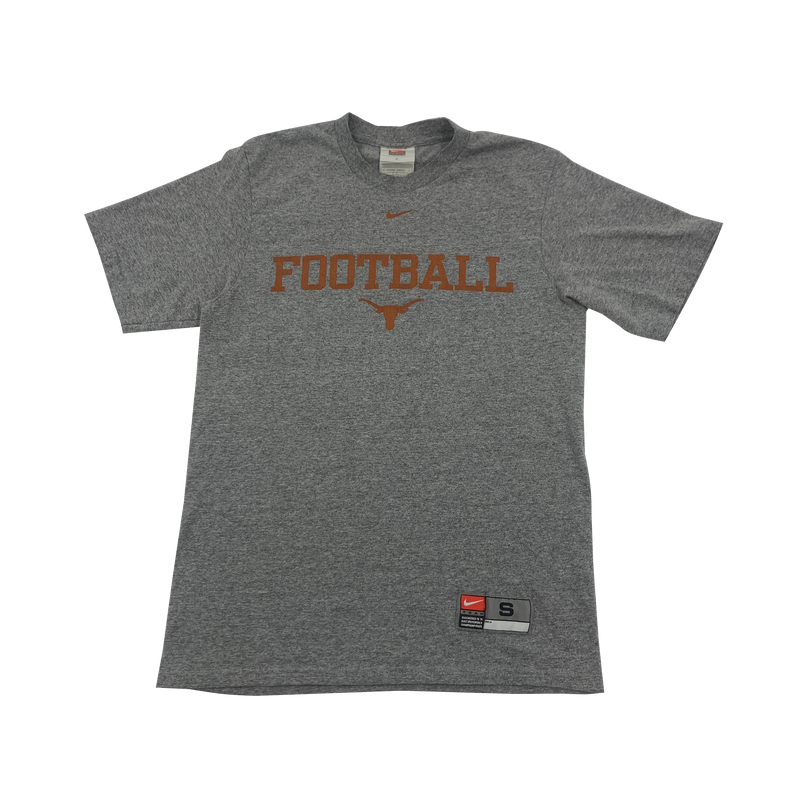 Longhorns Football Nike Center Swoosh T-shirt Size S