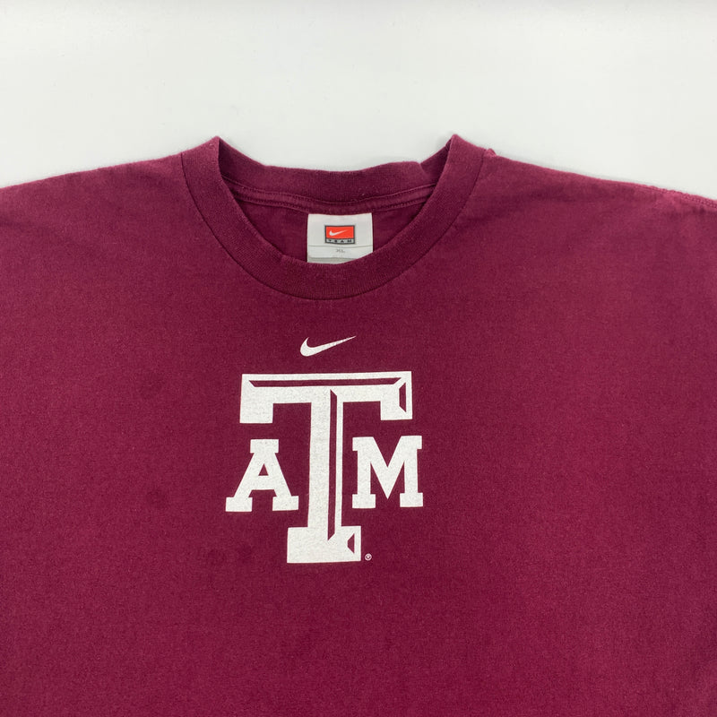 Texas A&M Aggies Nike Center Swoosh T-shirt Size XL