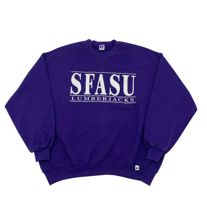 Purple SFASU Lumberjacks Sweatshirt Size 2XL Made in USA