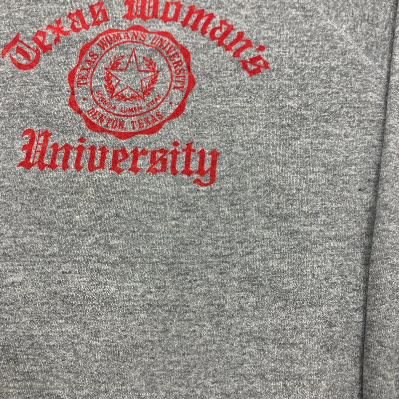 70s Flocked Texas Woman's University Sweatshirt