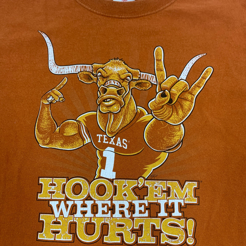 Vintage Texas Longhorns "Hook Em" T-shirt Size XL
