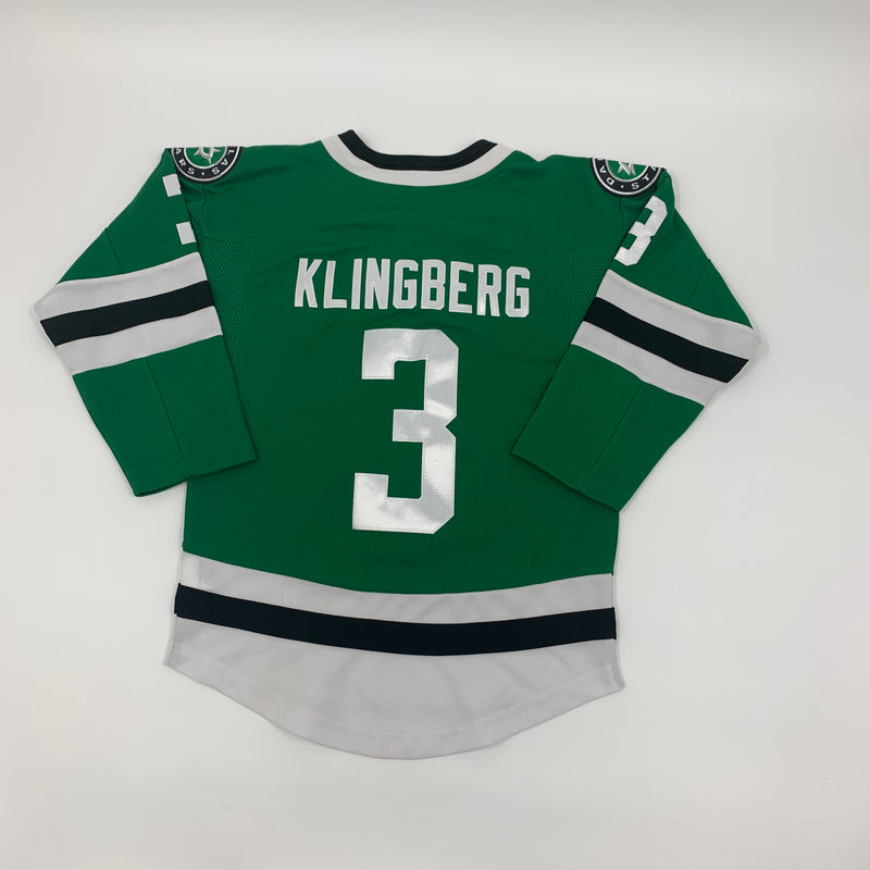 Youth Dallas Stars Klingberg jersey size small
