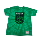 Austin FC Tie Dye Mitchell & Ness T-shirt Size L