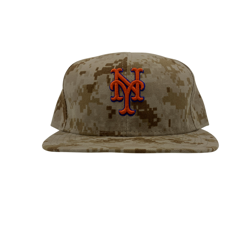 New York Mets 3D Camo Hat Size 8 Made in USA