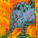 Jams World 30th Anniversary Dinosaur Hawaiian Shirt Size XL
