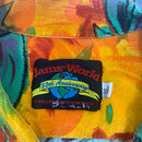Jams World 30th Anniversary Dinosaur Hawaiian Shirt Size XL