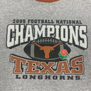 Gray 2005 Longhorns Rose Bowl Champs Ringer T-shirt Size XL