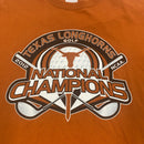 2012 Longhorns Golf National Champs T-Shirt Size L
