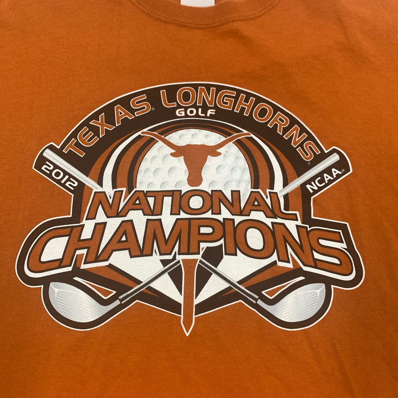 2012 Longhorns Golf National Champs T-Shirt Size L