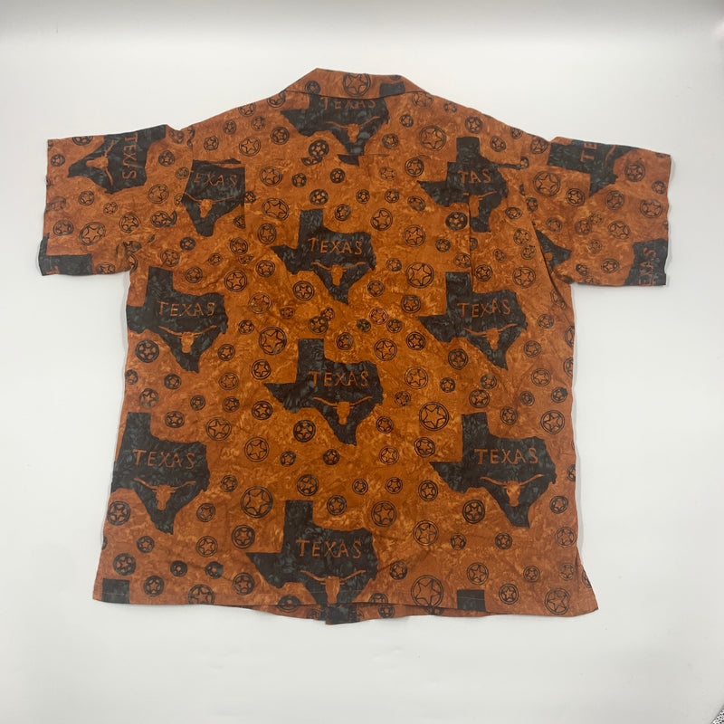 Texas Longhorns Moon Dog Hawaiian Shirt Size XL
