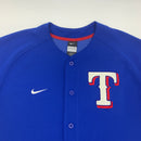 Texas Rangers button down Nike jersey