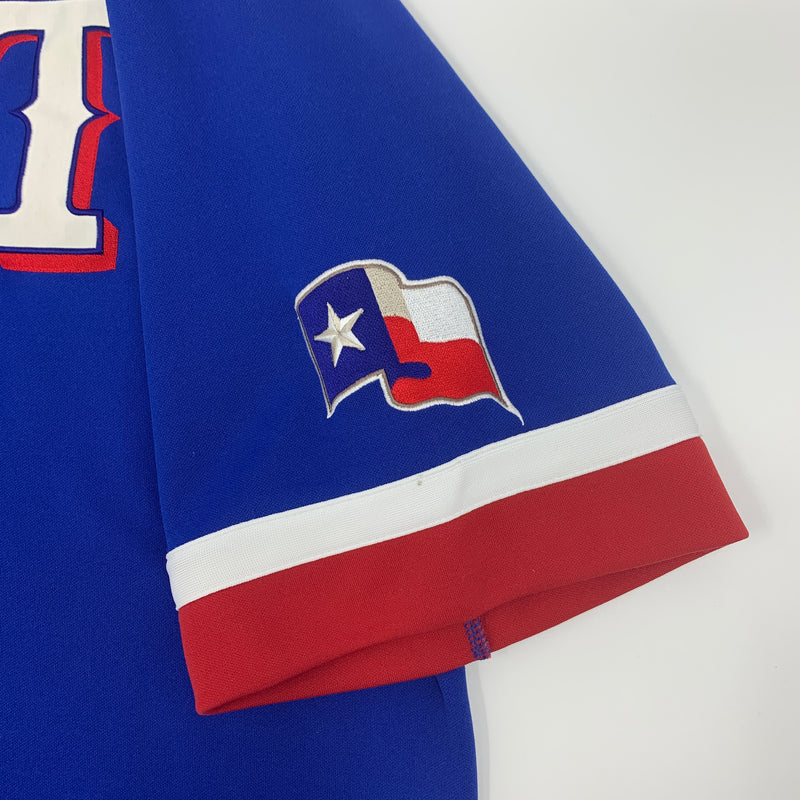 Texas Rangers button down Nike jersey