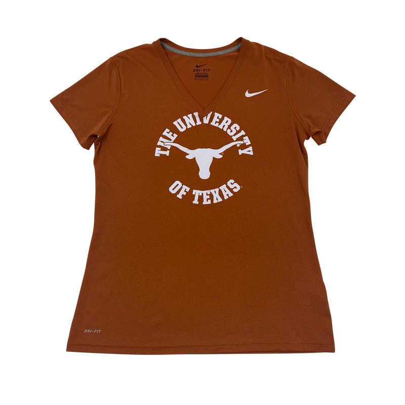 Women's Nike Texas Longhorns V-Neck Shirt Size M