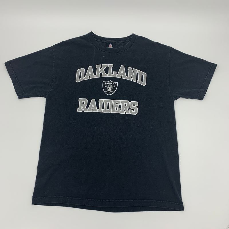 Black Oakland Raiders T-shirt size L