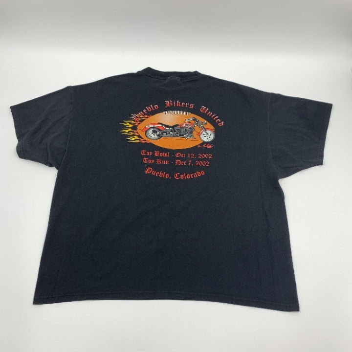 2002 Motorcycle Toy Run T-shirt Size 2XL