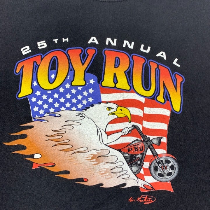 2002 Motorcycle Toy Run T-shirt Size 2XL