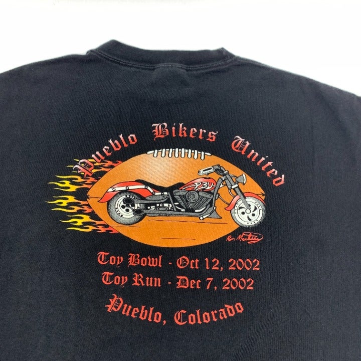 2002 Motorcycle Toy Run T-shirt Size 2XL