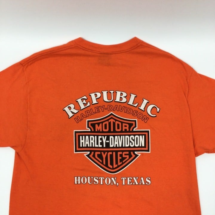 Houston Texas Harley Davidson T-shirt Size L