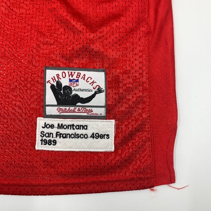 Mitchell & Ness 1989 Joe Montana SF 49ers Jersey