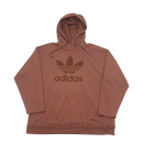 Burgundy/Pink Adidas hoodie size M