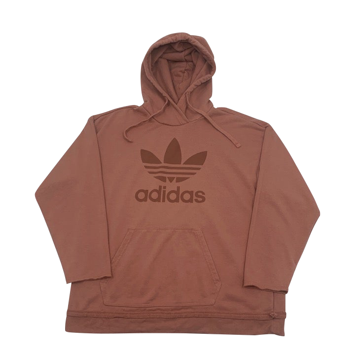 Burgundy/Pink Adidas hoodie size M