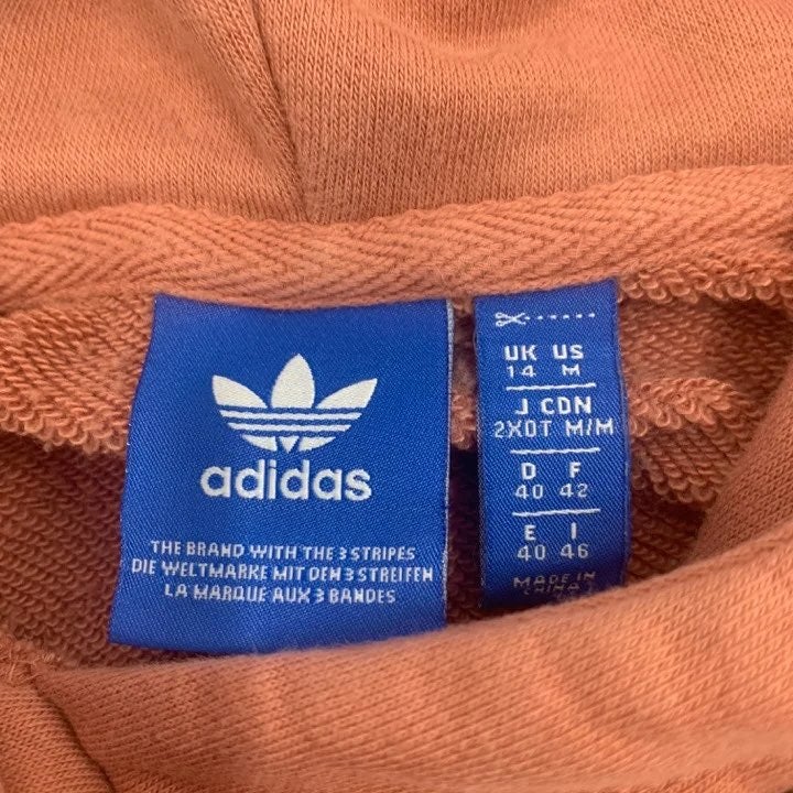 Burgundy/Pink Adidas hoodie size M