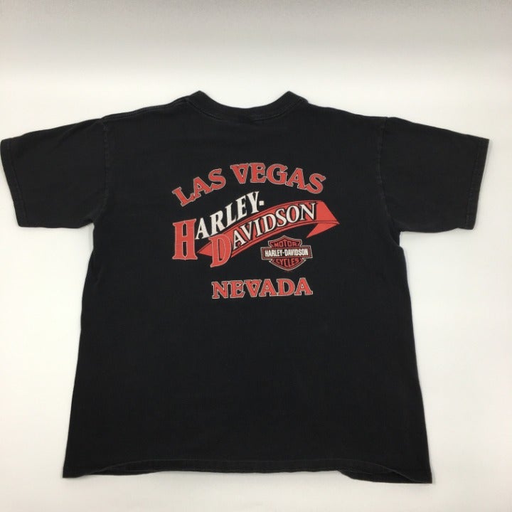 Las Vegas Harley Davidson USA Eagle T-shirt Size XL