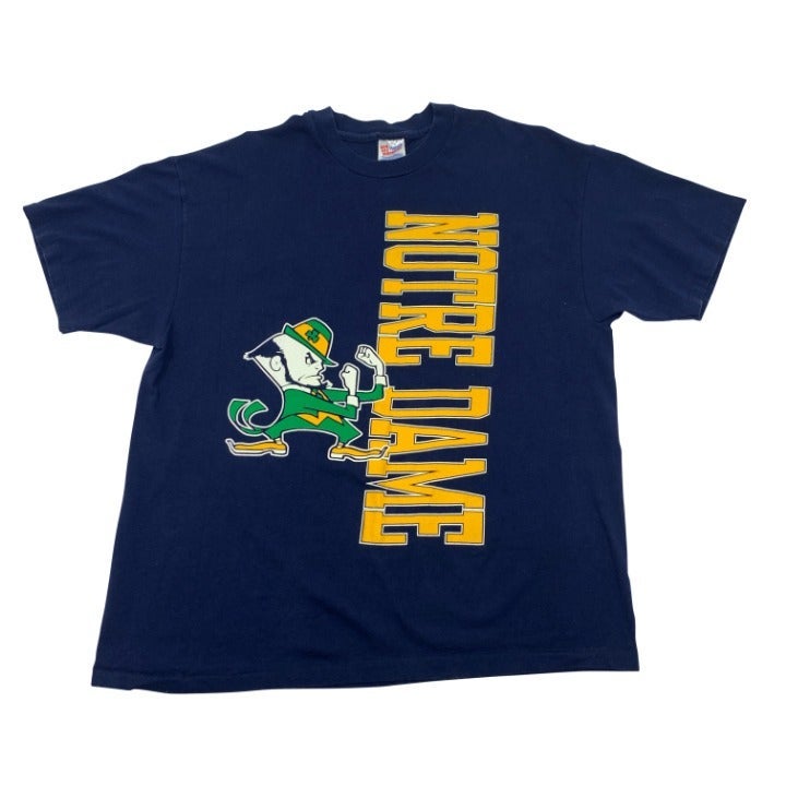 90s Notre Dame Single Stitch T-shirt Size 2XL