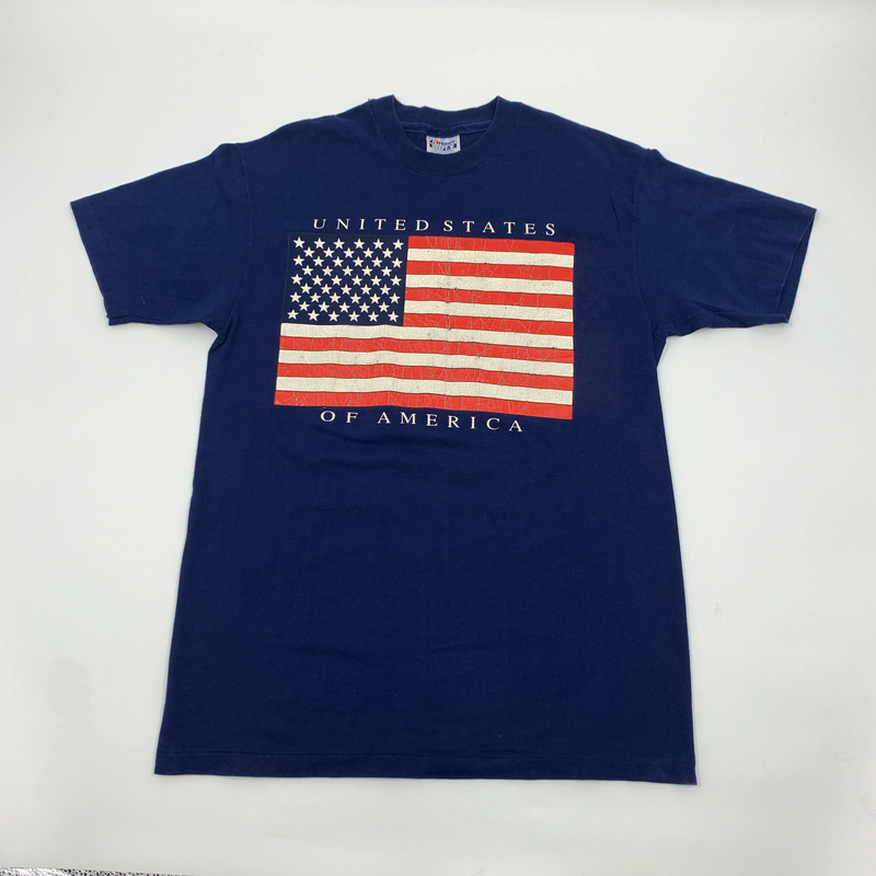 Vintage USA Flag Single stitch T-shirt