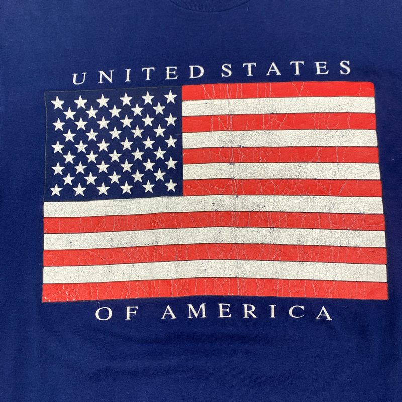 Vintage USA Flag Single stitch T-shirt