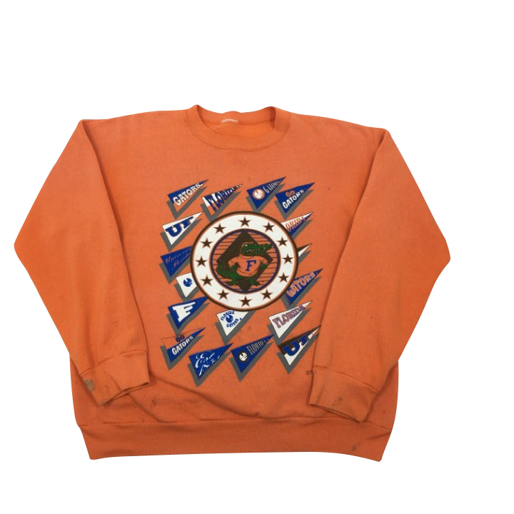 90s Florida Gators paint stained sweater