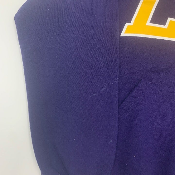 Purple LSU Tigers Champion Hoodie Size Small