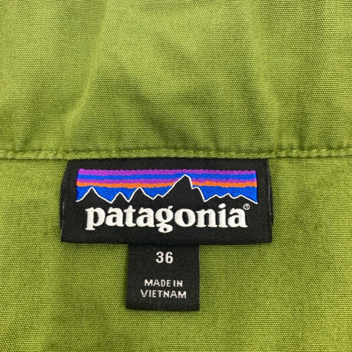 Green Patagonia Organic Cotton Shorts 36