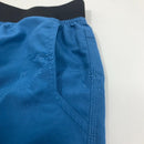 Prana Mojo Blue Elastic Wasit Shorts Size L 10" Inseam