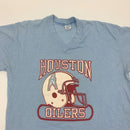 Vintage Houston Oilers 3/4 Sleeve T-shirt Size L Made in USA