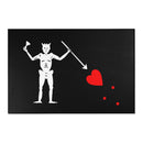 Blackbeard Pirate Flag Area Rug