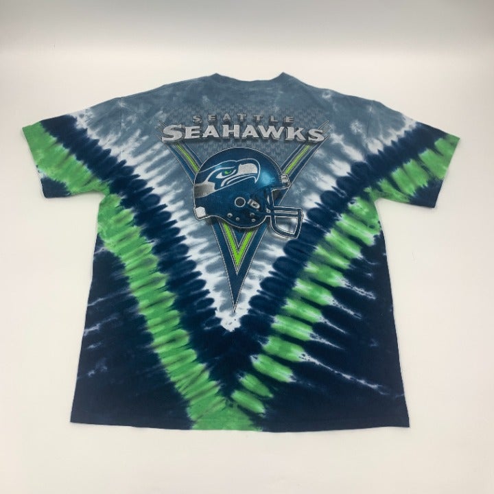 Seattle Seahawks Tie Dye T-Shirt Size XL