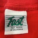 Vintage Red Single Stitch Blank T-shirt Size XL Made in USA