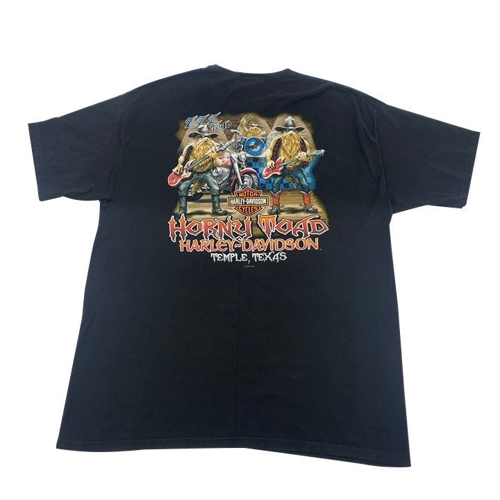 Temple TX ZZ-Top Harley Davidson T-Shirt Size 2XL